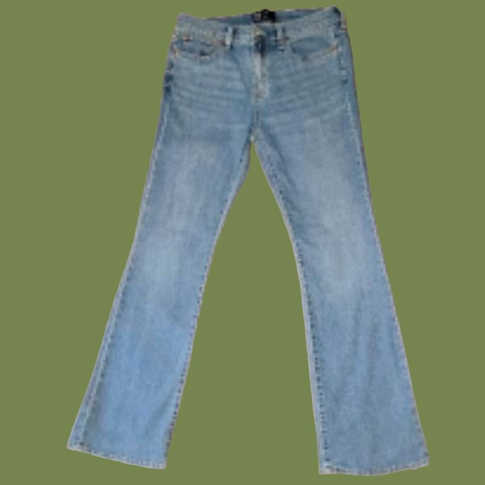 Light Faded Denim High Rise Flare Jeans from The Gap 28/6
